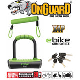 OnGuard Pitbull E-Bike Mini 14mm 9cm x 14cm Key U-Lock