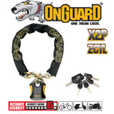 OnGuard Beast Chain 110cm x 12mm Key Lock