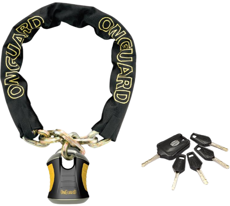 OnGuard Beast Chain 110cm x 12mm Key Lock