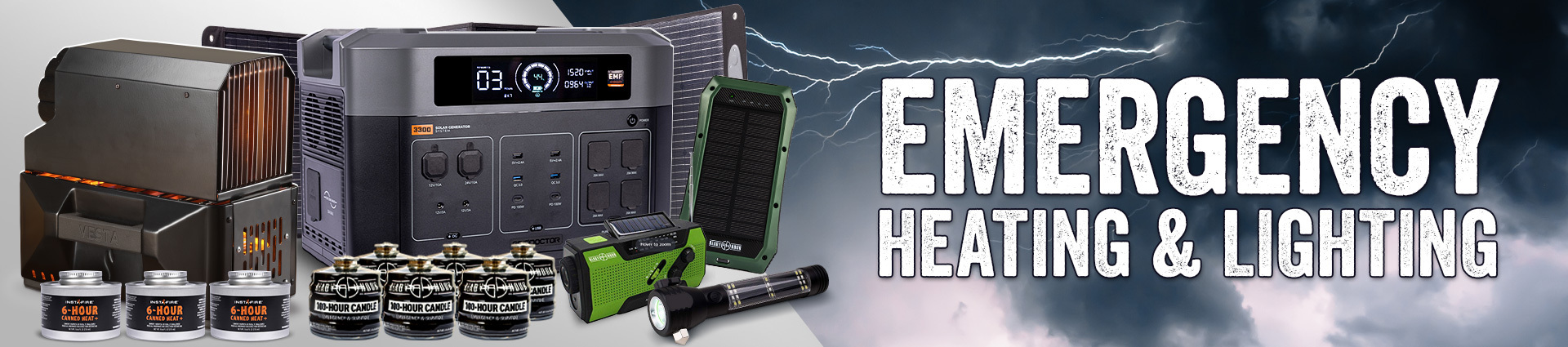 Emergency Heating & Lighting - Grid Doctor Solar Generator