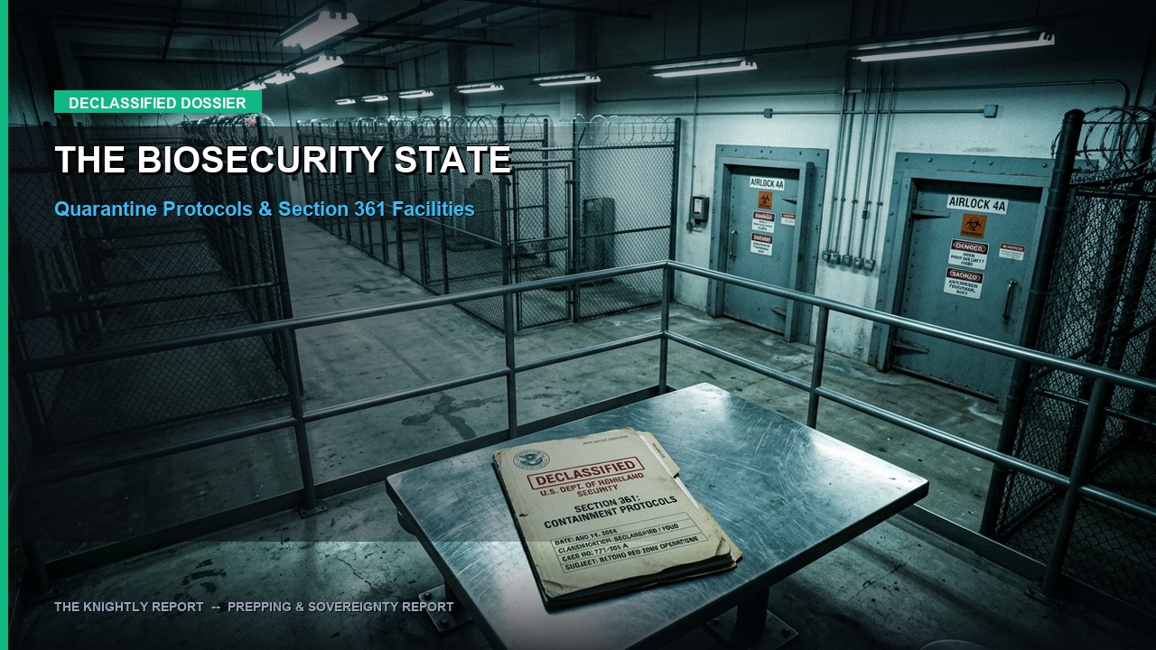 The Biosecurity State: Executive Order 13295, Section 361 Detention, and the Quarantine Facility Precedent