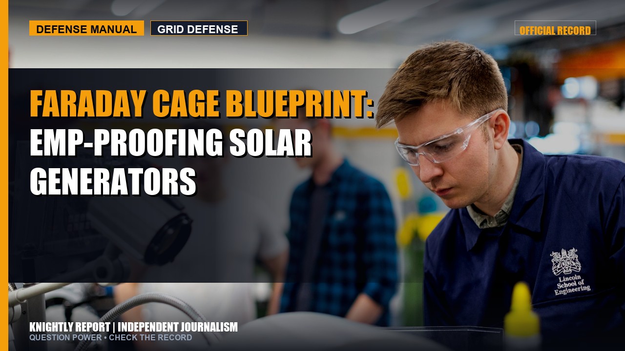 DIY Faraday Cage for Solar Generators: How to EMP-Proof Off-Grid Power Systems