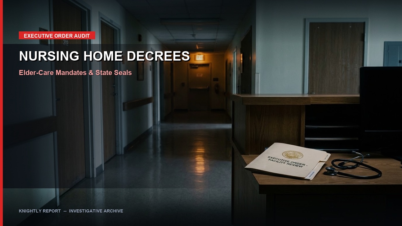 The Nursing Home Decrees: Executive Recklessness, Shielded Malpractice, and the Sacrifice of the Elderly