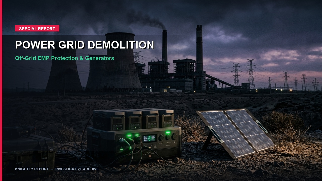 The Controlled Demolition of the Power Grid: Why Baseload Energy Is Being Targeted and Your Off-Grid Defense Blueprint