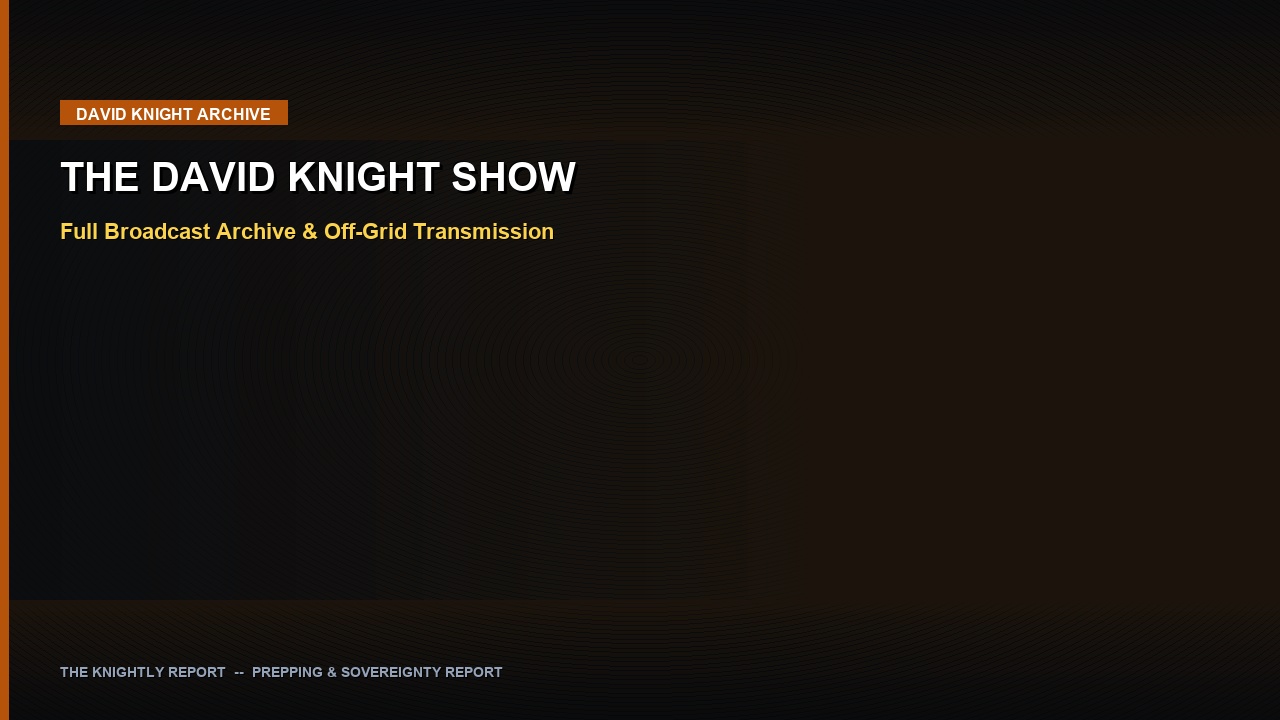 Looking for The David Knight Show (April 15, 2020)? Read This First